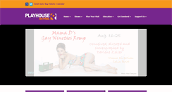 Desktop Screenshot of playhouseonpark.org